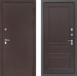 Дверь Лабиринт (LABIRINT) CLASSIC 03 Орех премиум