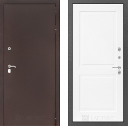 Дверь Лабиринт (LABIRINT) CLASSIC 11 Белый софт
