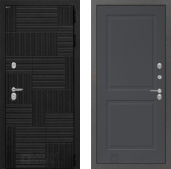 Дверь Лабиринт (LABIRINT) PAZL 11 Графит софт