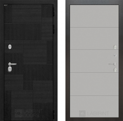 Дверь Лабиринт (LABIRINT) PAZL 13 Грей софт