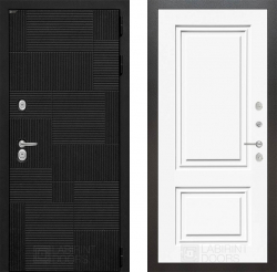 Дверь Лабиринт (LABIRINT) PAZL 26 Эмаль Белый (RAL-9003)