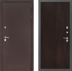 Дверь Лабиринт (LABIRINT) CLASSIC антик медный 05 Венге