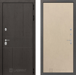 Дверь Лабиринт (LABIRINT) URBAN 05 Венге светлый