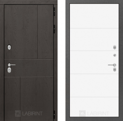 Дверь Лабиринт (LABIRINT) URBAN 13 Белый софт