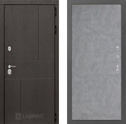 Дверь Лабиринт (LABIRINT) URBAN 21 Бетон светлый