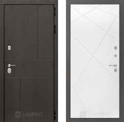 Дверь Лабиринт (LABIRINT) URBAN 24 Белый софт