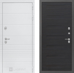 Дверь Лабиринт (LABIRINT) TRENDO 14 Эковенге поперечный