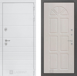 Дверь Лабиринт (LABIRINT) TRENDO 15 VINORIT Алмон 25