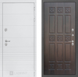 Дверь Лабиринт (LABIRINT) TRENDO 16 VINORIT Алмон 28