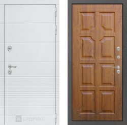 Дверь Лабиринт (LABIRINT) TRENDO 17 золотой дуб