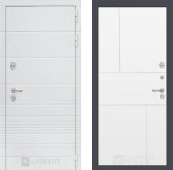 Дверь Лабиринт (LABIRINT) TRENDO 21 Белый софт