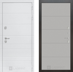 Дверь Лабиринт (LABIRINT) TRENDO 13 Грей софт
