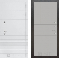 Дверь Лабиринт (LABIRINT) TRENDO 21 Грей софт