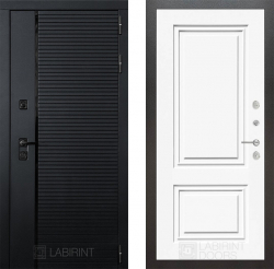 Дверь Лабиринт (LABIRINT) PIANO 26 Эмаль Белый (RAL-9003)