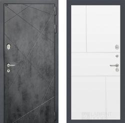 Дверь Лабиринт (LABIRINT) LOFT 21 Белый софт