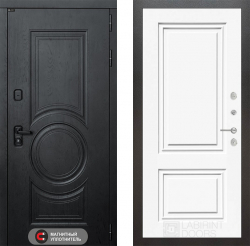 Дверь Лабиринт (LABIRINT) GRAND 26 Эмаль Белый (RAL-9003)